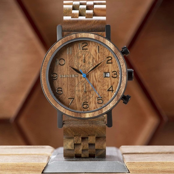 Men’s Luxury Real Wooden Watch (BRAND NEW) - Picture 4 of 5